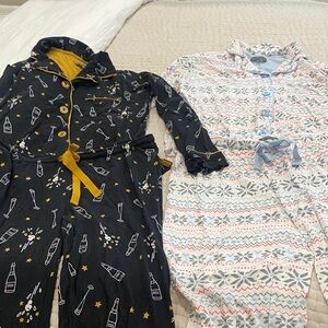 Bundle of PJ Salvage Black and White  Pajama Sets